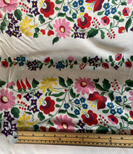 Load image into Gallery viewer, Fabric Godmother Collection Joni floral stripe viscose fabric