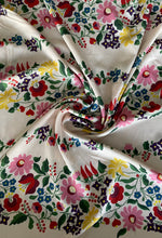 Load image into Gallery viewer, Fabric Godmother Collection  Joni floral stripe viscose fabric
