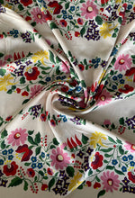 Load image into Gallery viewer, Fabric Godmother Collection Joni floral stripe viscose fabric