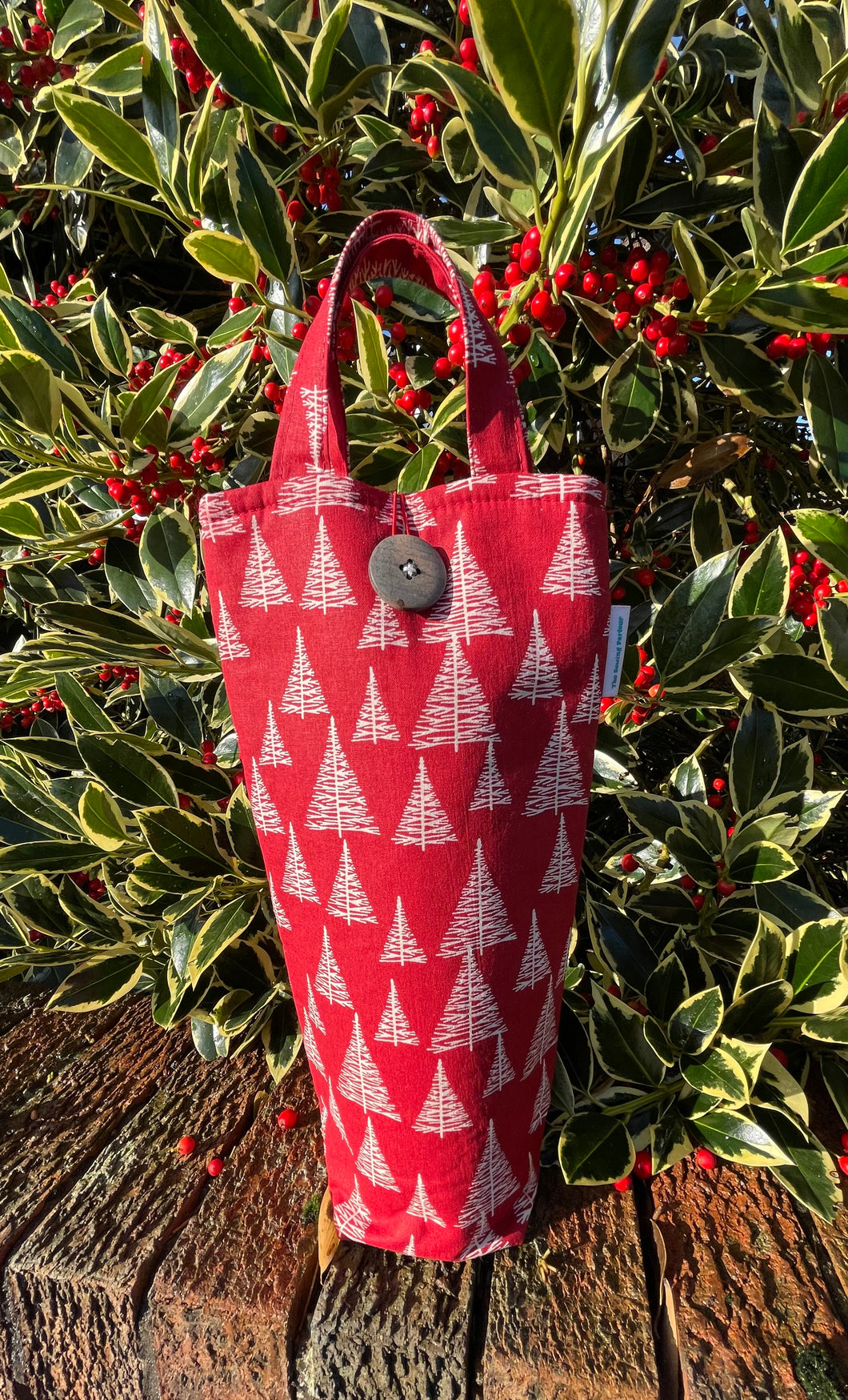 FABRIC BOTTLE GIFT BAG