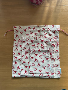 FABRIC GIFT BAGS