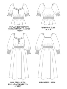 Tilly & the buttons sewing pattern MABEL