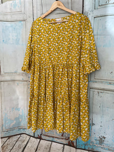 SAMPLE SALE ELLA Dress yellow/ochre